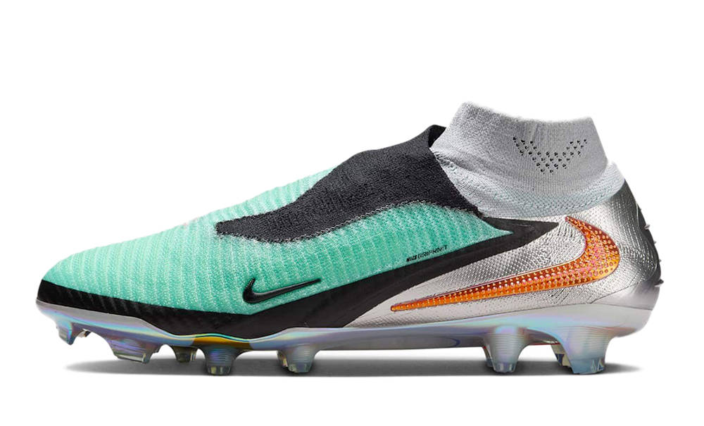 Nike Phantom 6 High Elite Firm-Ground Football Boot Chrome Black IH3735-001