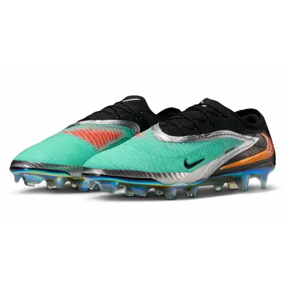 Nike Phantom 6 Low Elite FG Chrome Black Front