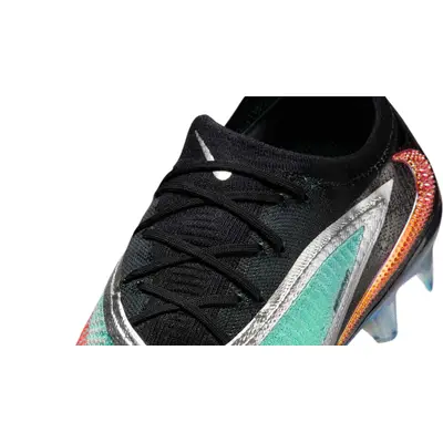 Nike Phantom 6 Low Elite FG Chrome Black Side