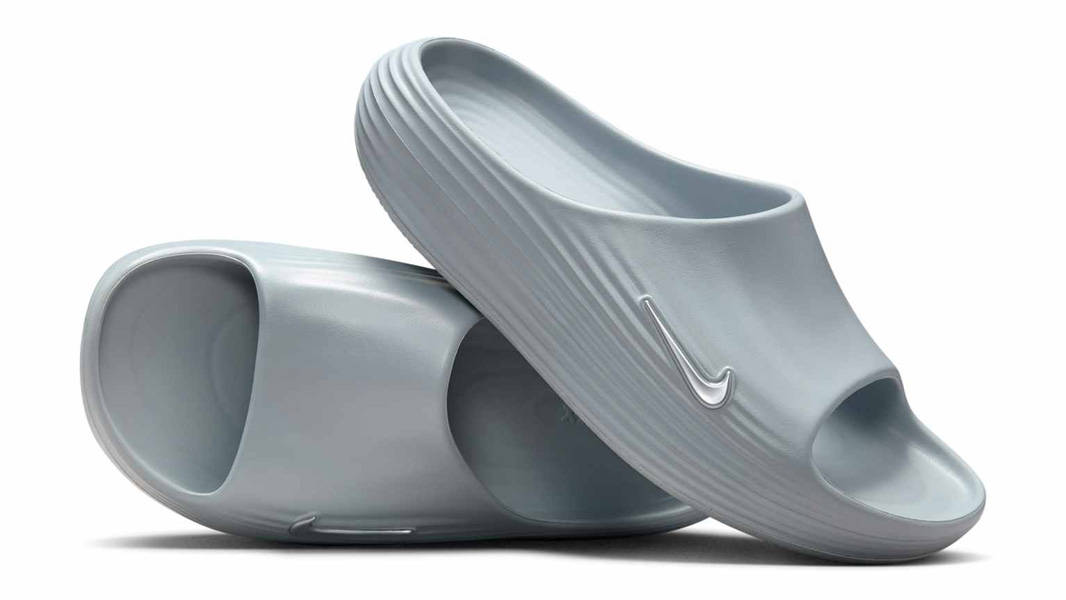 Nike ReactX Rejuven8 Slides Wolf Grey Lifestyle