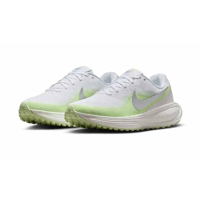 Nike Revolution 8 White Silver Volt HJ8485-100 front
