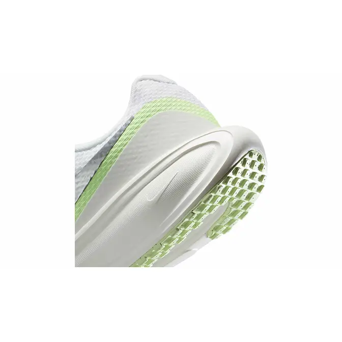 Nike Revolution 8 White Silver Volt HJ8485-100 heel