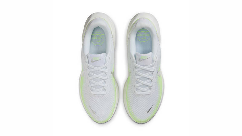 Nike Revolution 8 White Silver Volt HJ8485-100 middle