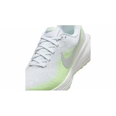 Nike Revolution 8 White Silver Volt HJ8485-100 tongue