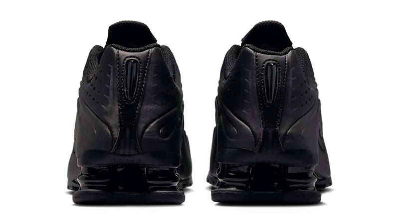 Nike Shox R4 GS Black Bright Crimson CW2626-003 Back