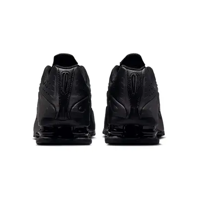 Nike Shox R4 GS Black Bright Crimson CW2626-003 Back