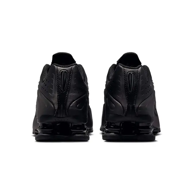 Nike Shox R4 GS Black Bright Crimson CW2626-003 Back