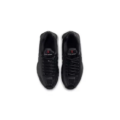 Nike Shox R4 GS Black Bright Crimson CW2626-003 Top