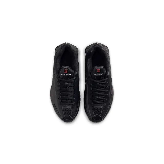 Nike Shox R4 GS Black Bright Crimson CW2626-003 Top