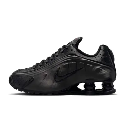 Nike Shox R4 GS Black Bright Crimson CW2626-003