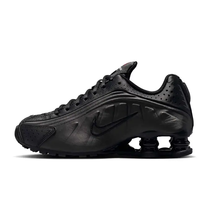 Nike Shox R4 GS Black Bright Crimson CW2626-003