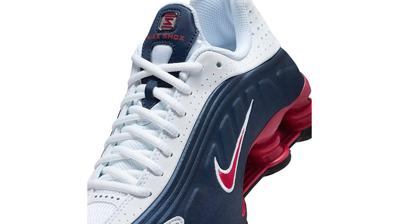 Nike Shox R4 GS USA CW2626 400 tongue