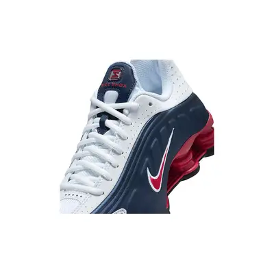 Nike Shox R4 GS USA CW2626 400 tongue