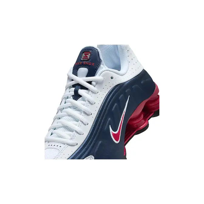 Nike Shox R4 GS USA CW2626 400 tongue