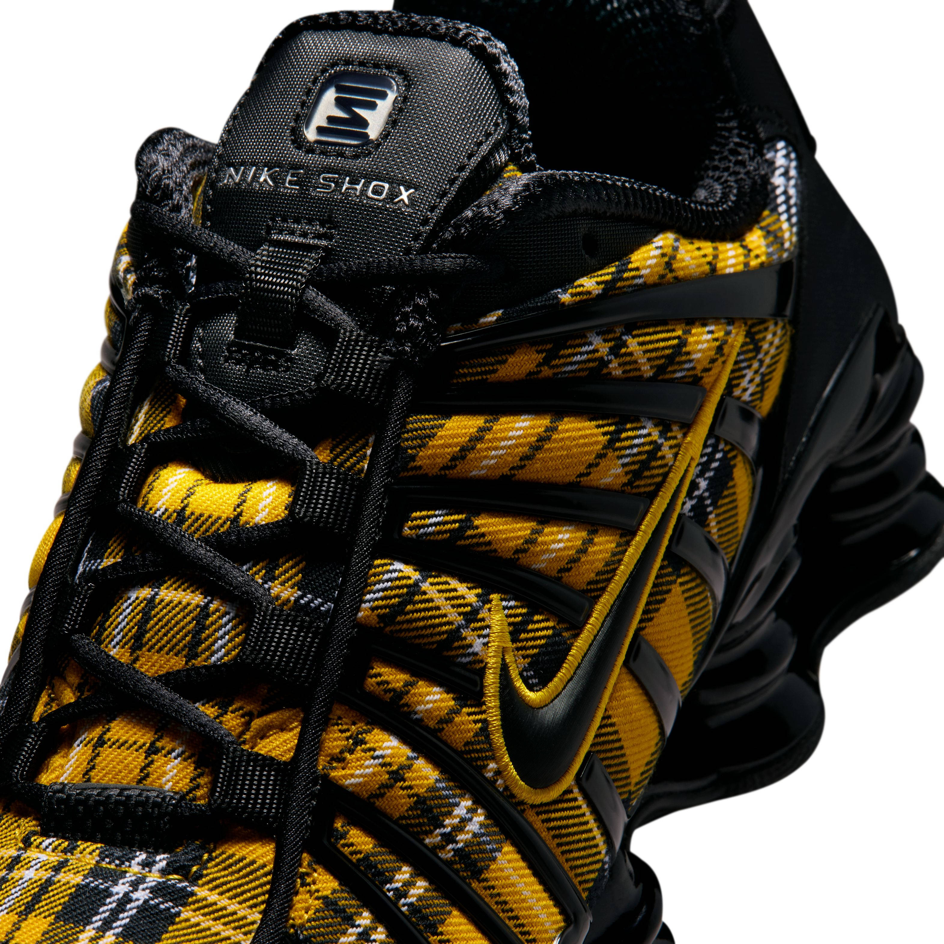 Nike Shox TL Clueless White Yellow Ochre IM5167-001 tongue