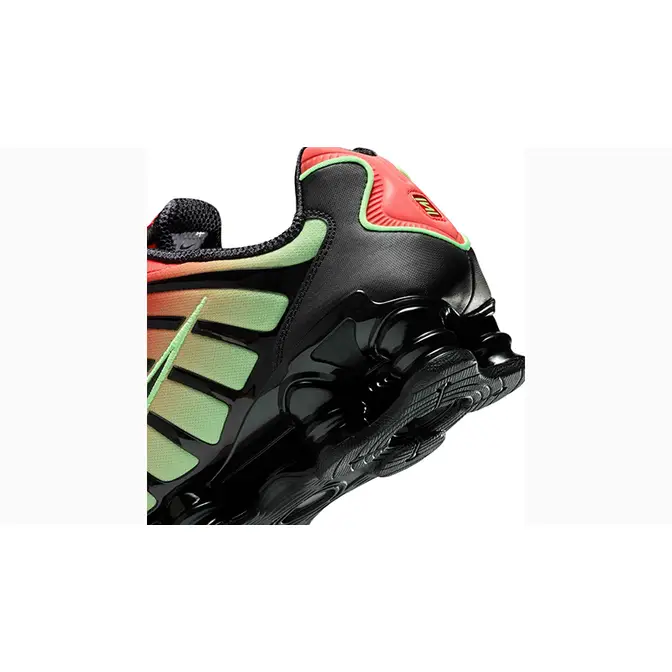 Nike Shox TL Light Crimson Volt AV3595-601 heel