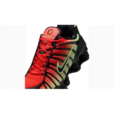 Nike Shox TL Light Crimson Volt AV3595-601 tongue
