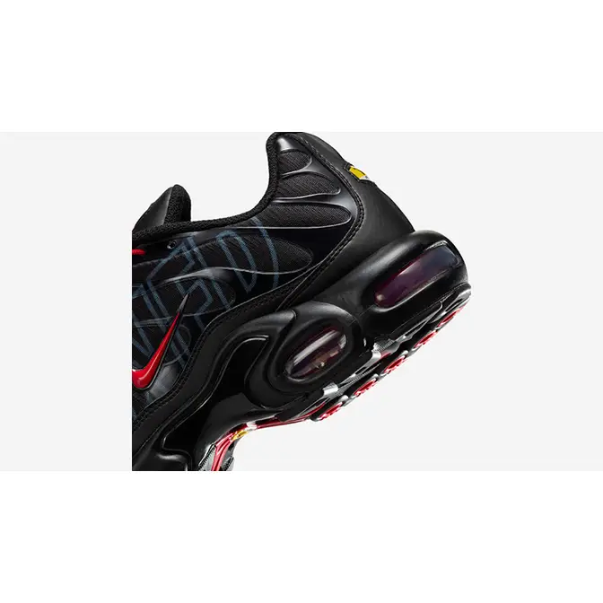 Nike TN Air Max Plus Tuned Air Black Red IH4459-001 heel