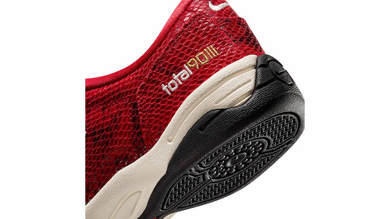 Nike Total 90 III Snakeskin Fire Red IB4204-600 heel