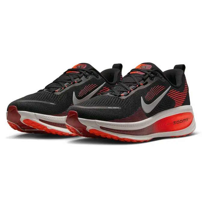 Nike Vomero 18 Black Bright Crimson Front