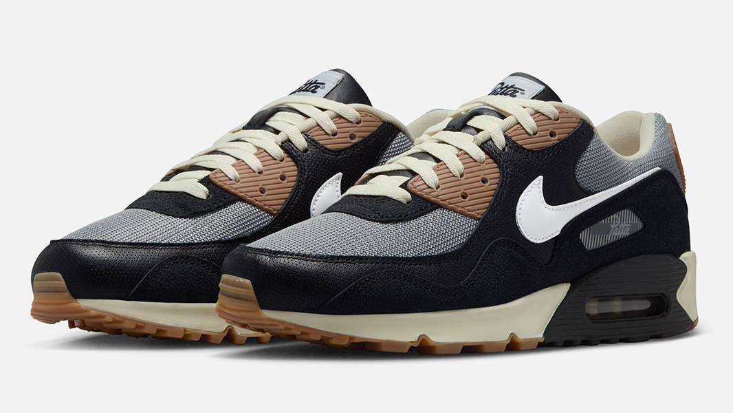 Patta x Nike Air Max 90 Waves Black Particle Grey IF5605-002