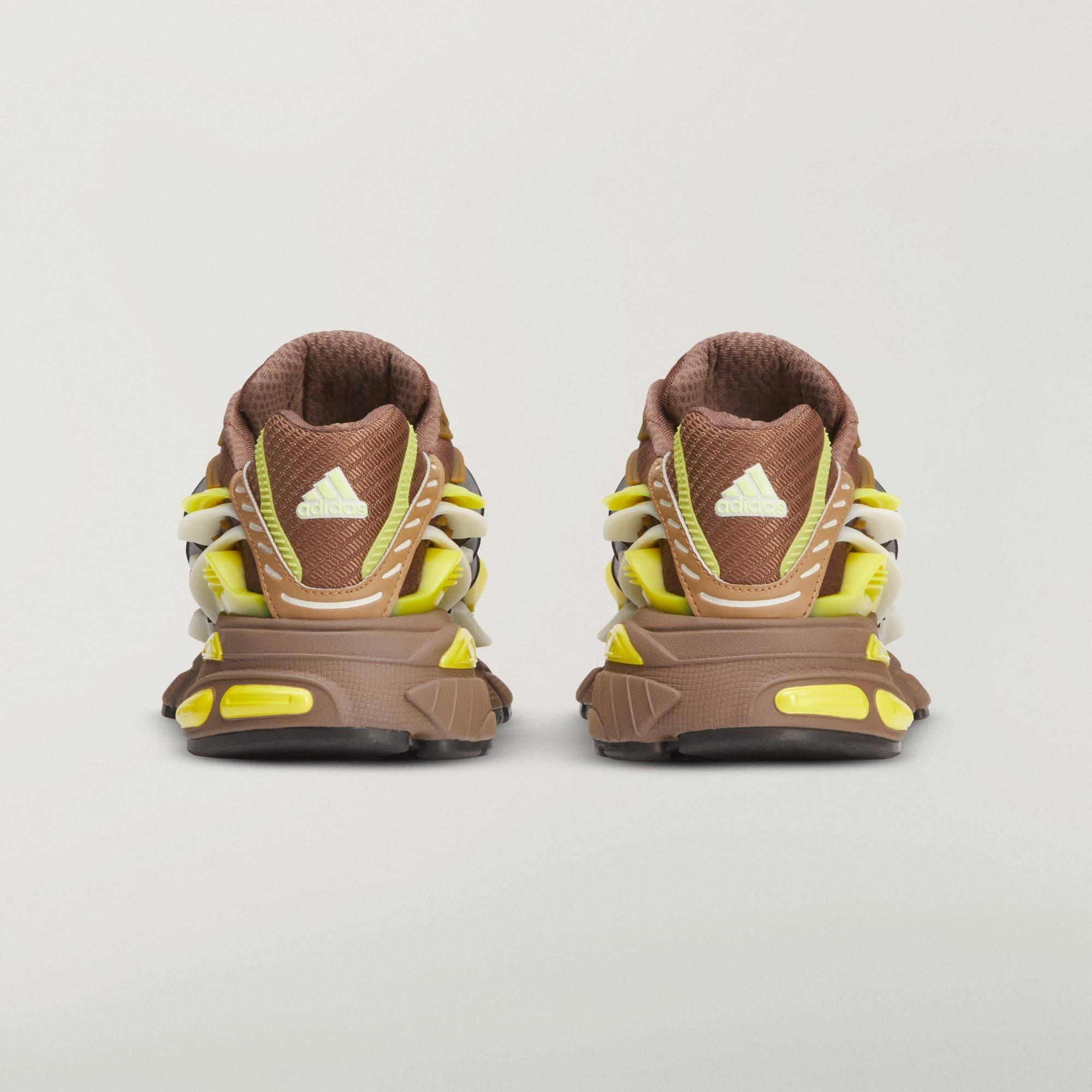 Pharrell x adidas Adistar Jellyfish Brown Neon back