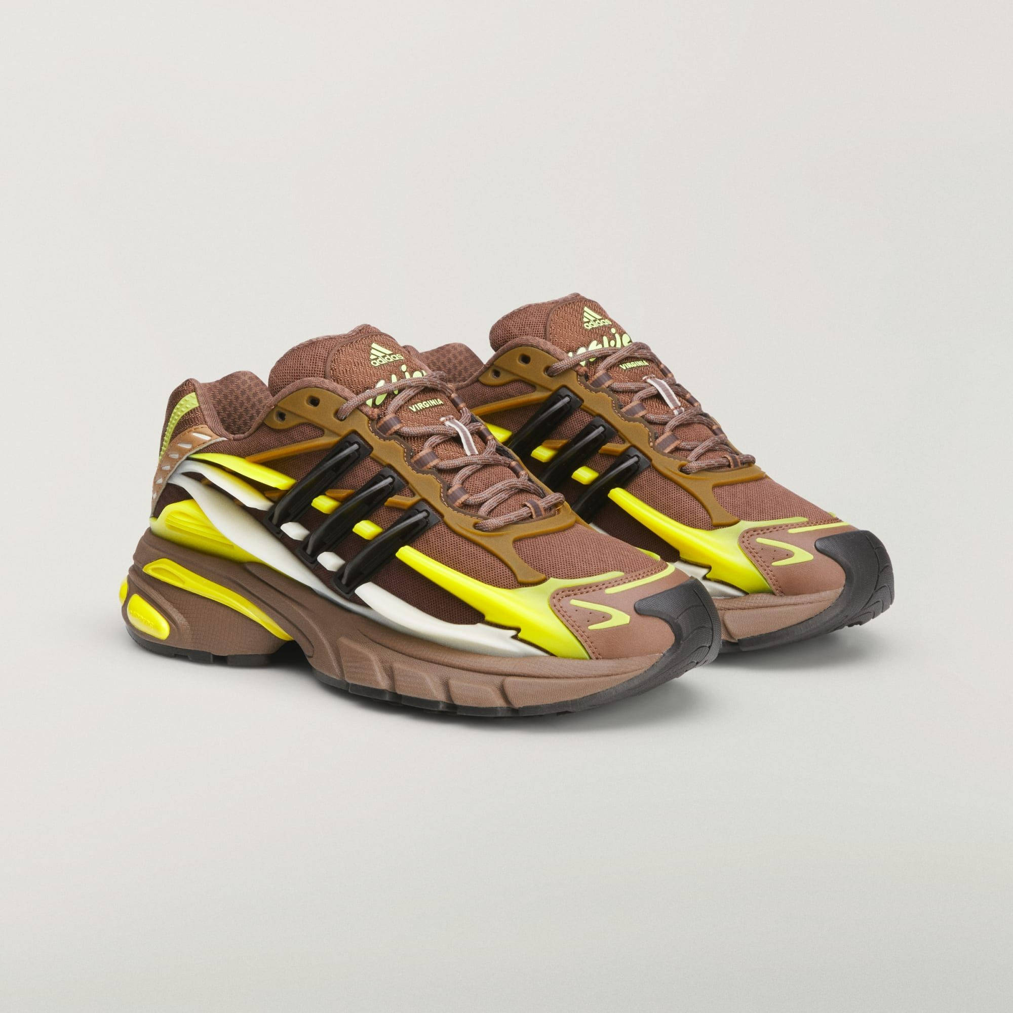 Pharrell x adidas Adistar Jellyfish Brown Neon front