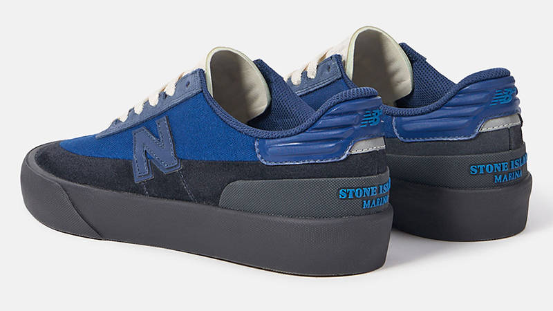 ★New Balance x Stone ★Numeric 272★Blue Black New Balance Numeric 272 Stone Island Blue Men's Trainers