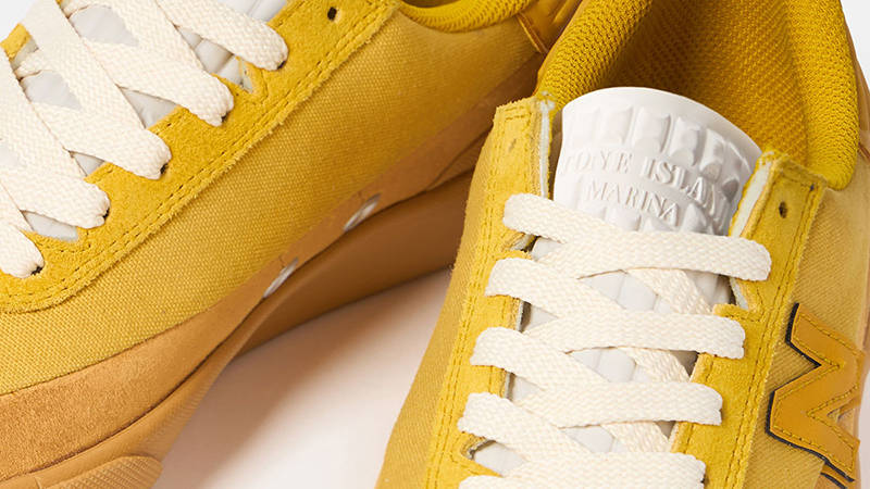 Stone Island x New Balance Numeric 272 Yellow Detail 1