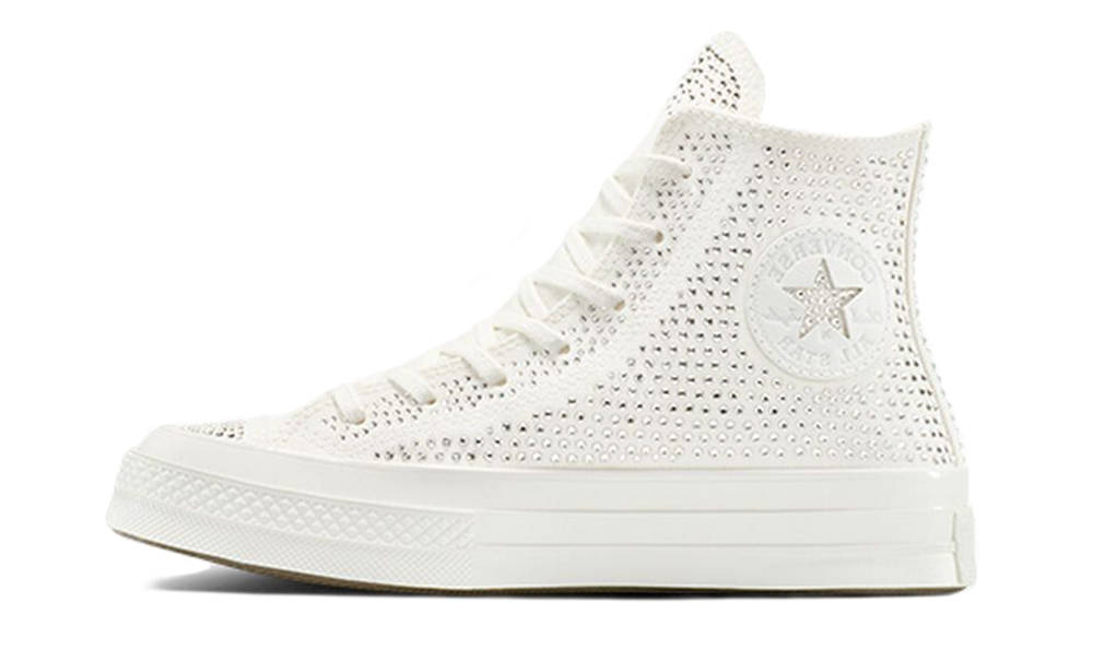 Swarovski x Converse Chuck 70 Hi White