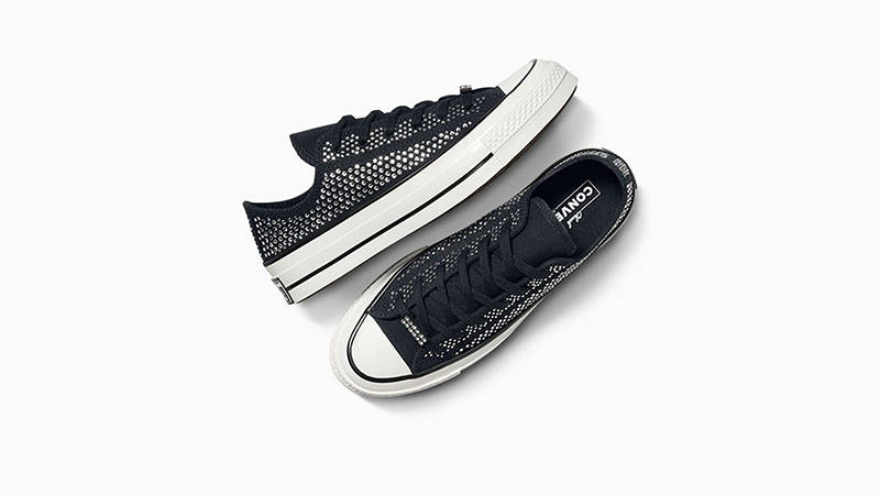 Swarovski x Converse Chuck 70 Low Black A16171C from top