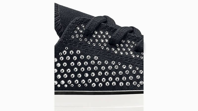 Swarovski x Converse Chuck 70 Low Black A16171C side