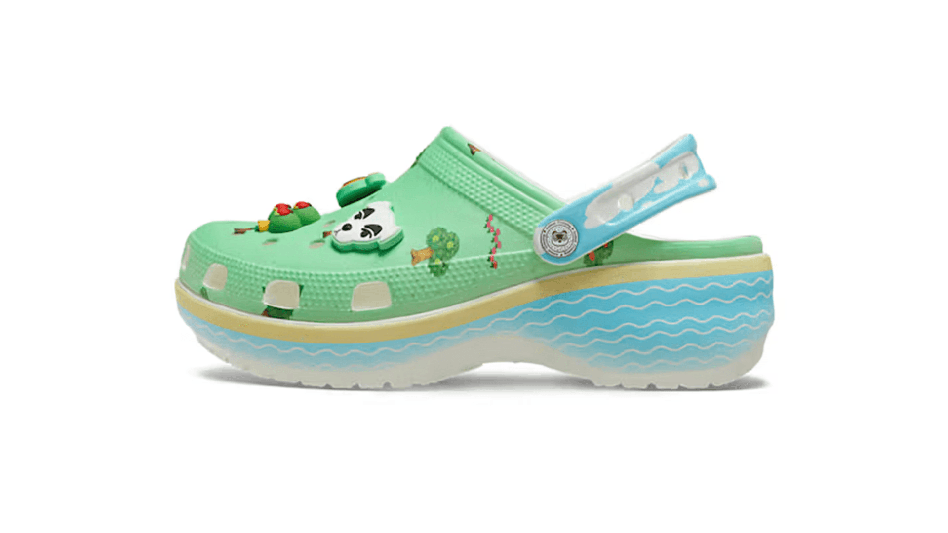 Animal Crossing x Crocs Platform Clog Green