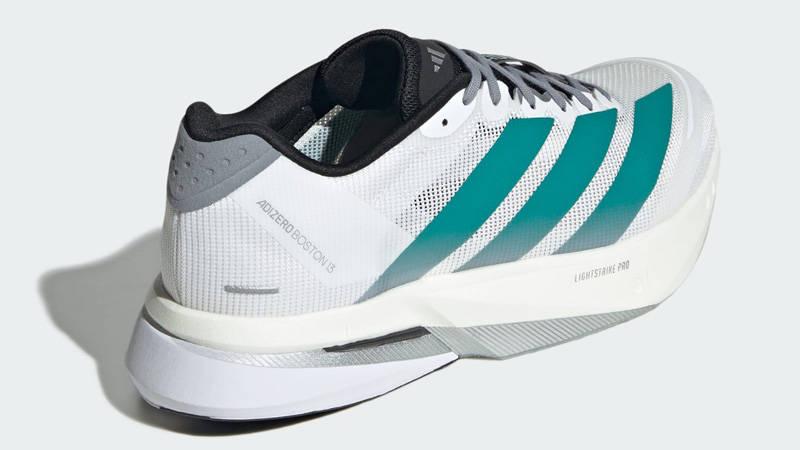adidas Adizero Boston 13 EQT Cloud White Pure Teal Back