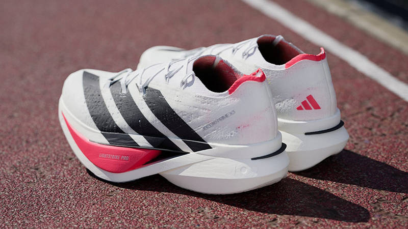 adidas Adizero Prime X3 STRUNG White Lucid Red JR2597 Back