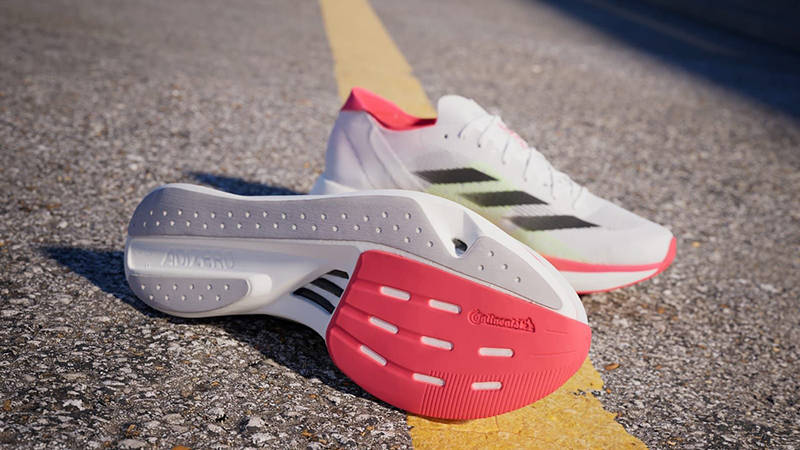 adidas Adizero Takumi Sen 10 Cloud White Lucid Red | IH5712 | The