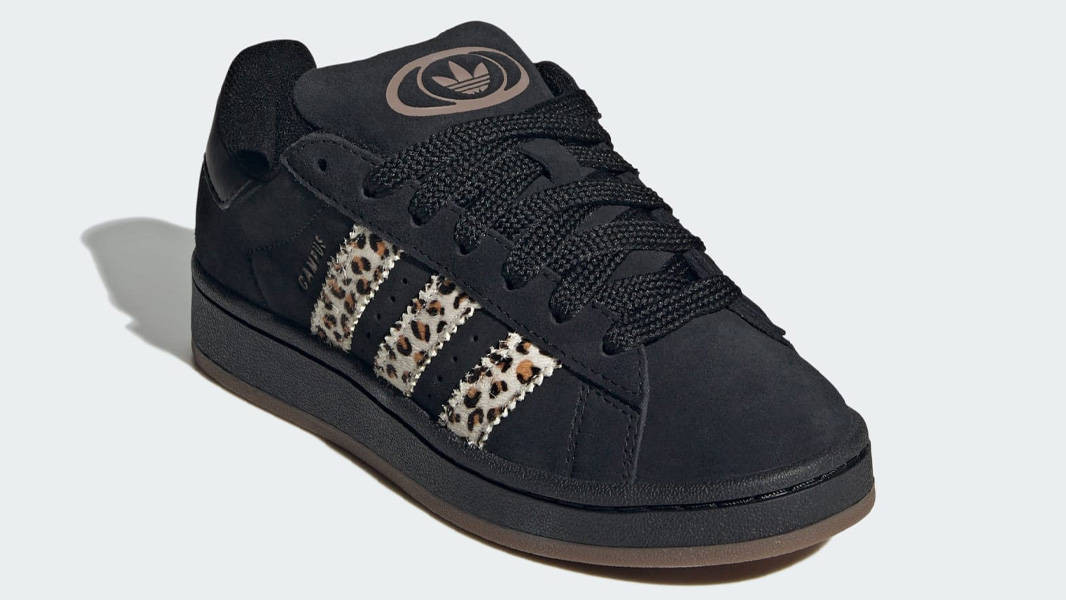 adidas Campus 00s GS Leopard Stripes Black Front
