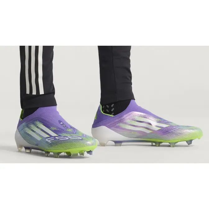 adidas F50 Elite Laceless FG Radiant Blaze Pack On Foot