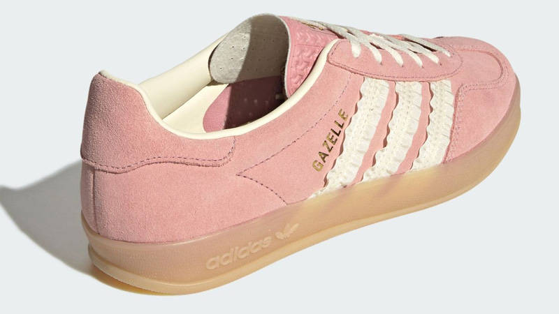 adidas Gazelle Indoor Ruffle Stripes Pink Back