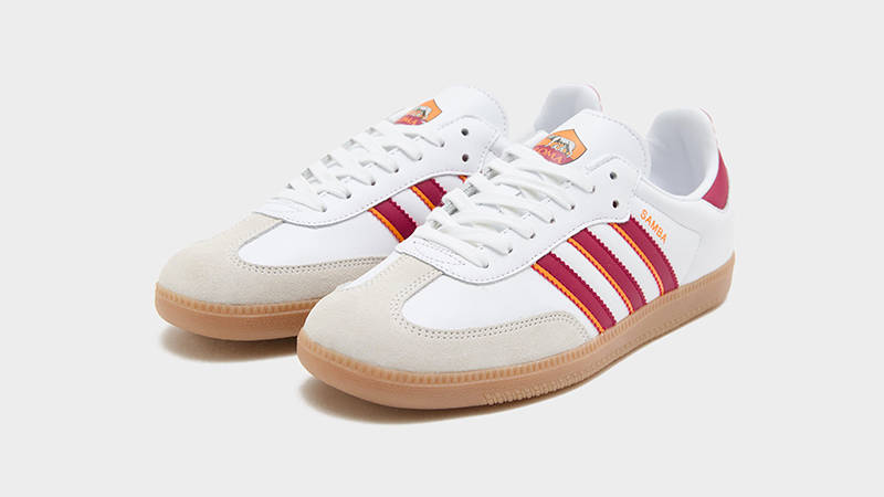 adidas Samba AS Roma White Red JQ4050 front