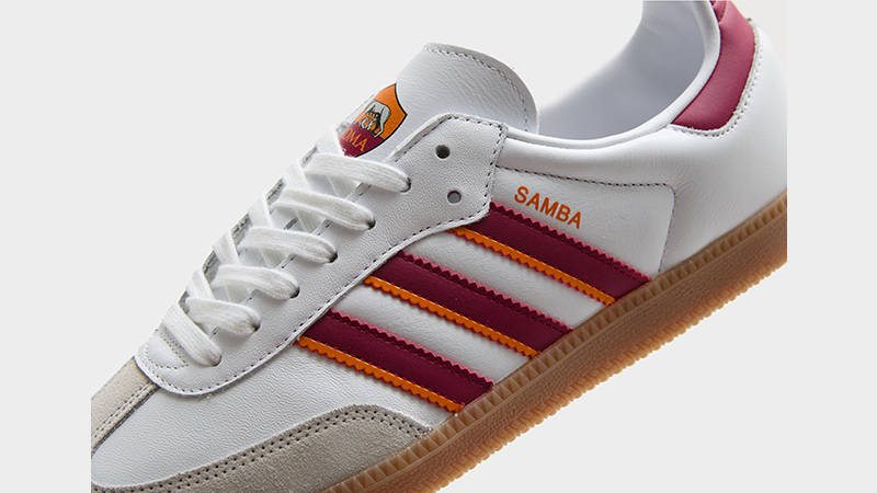 adidas Samba AS Roma White Red JQ4050 side