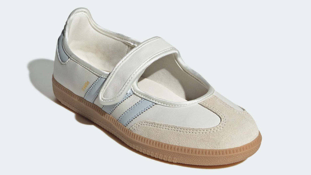adidas Samba Jane White Blue Gum Front