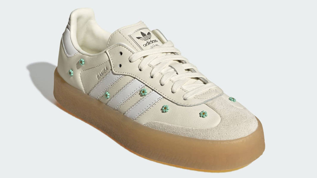 adidas Sambae Floral Off White Front