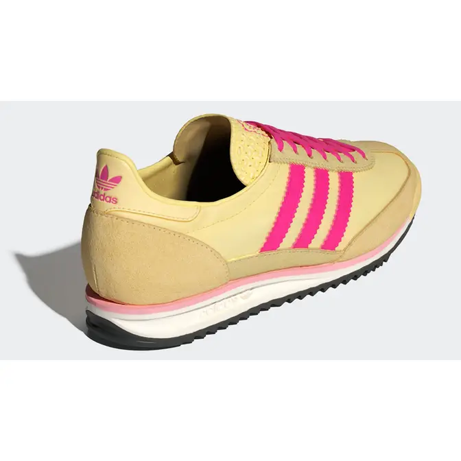 adidas SL 72 OG Almost Yellow Shock Pink Back