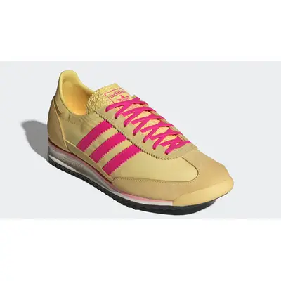 adidas SL 72 OG Almost Yellow Shock Pink Front