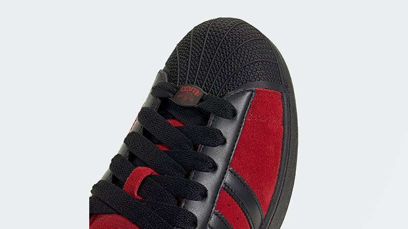 adidas Superstar II London Better Scarlet JQ3224 toe