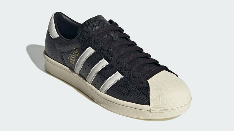 adidas Superstart Vintage Black White JR1642 fron t