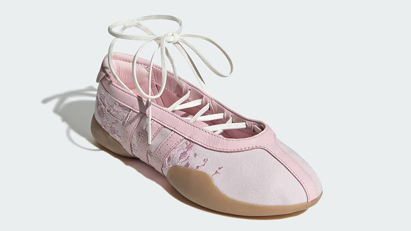 adidas Taekwondo Mei Ballet Pink Floral JQ9676 front