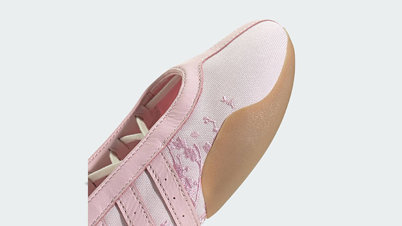 adidas Taekwondo Mei Ballet Pink Floral JQ9676 toe