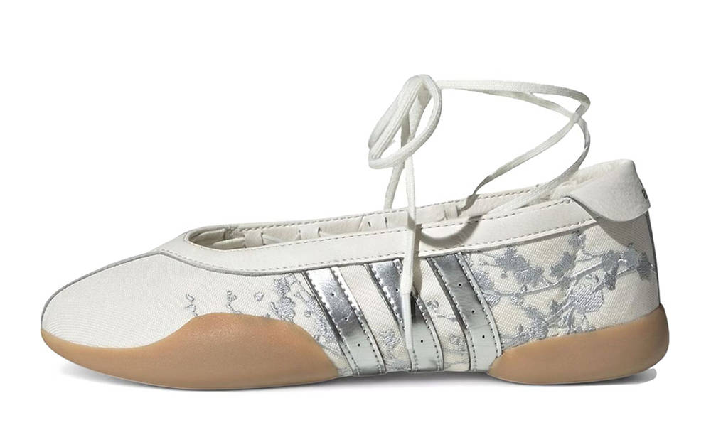 adidas Taekwondo Mei Ballet White Silver Floral